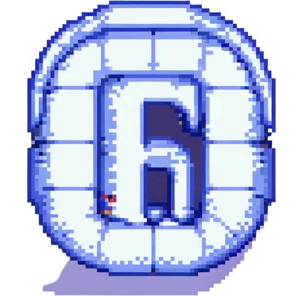pi symbol (π), outlined and blocky pixel art emoji
