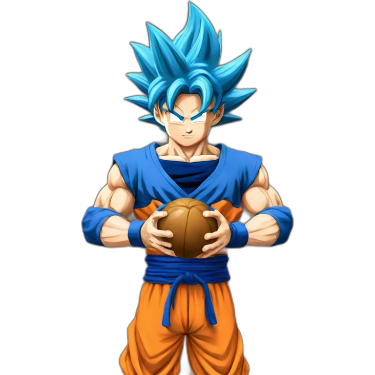 goku holding nuts emoji