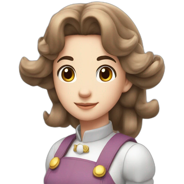 Waifu qui boit mario emoji