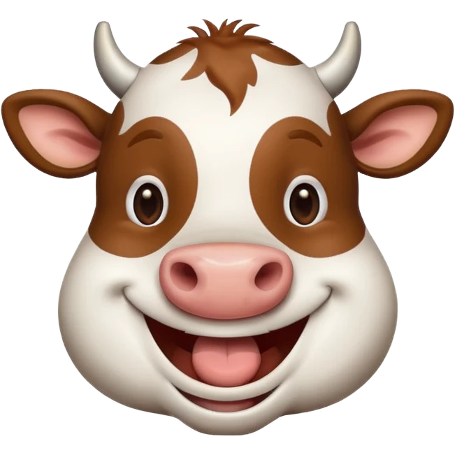 cow laughing emoji