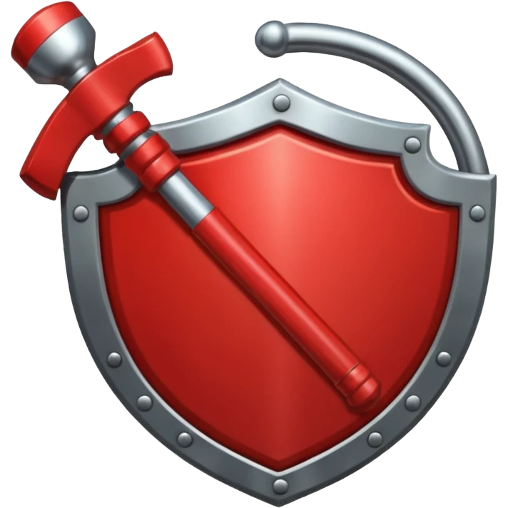 Red shield emoji