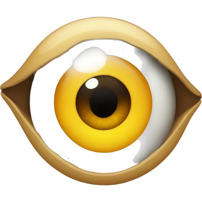eyeball with an exclamation mark inside emoji