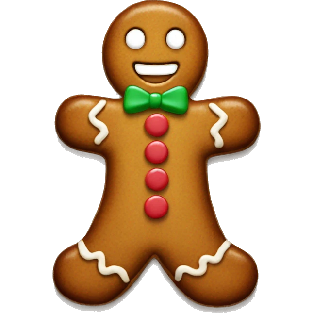 gingerbread men emoji