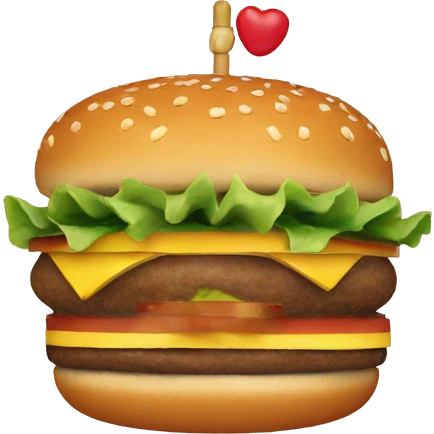 hello kitty hamburger emoji