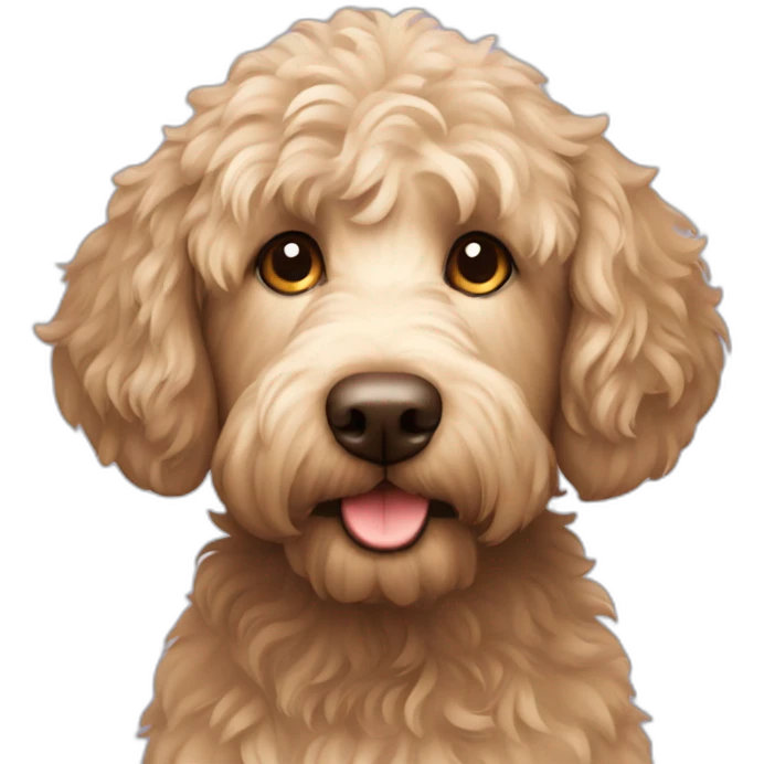 Labradoodle  emoji