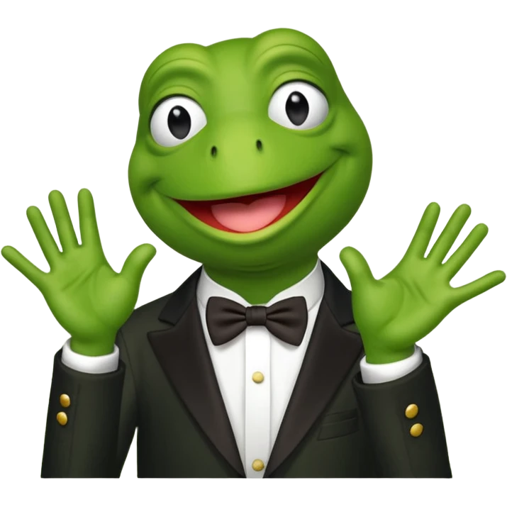 kermit the frog saying applause applause applause emoji