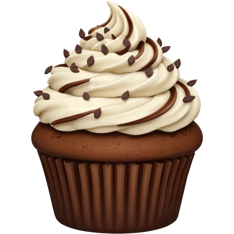 chocolate cupcate emoji
