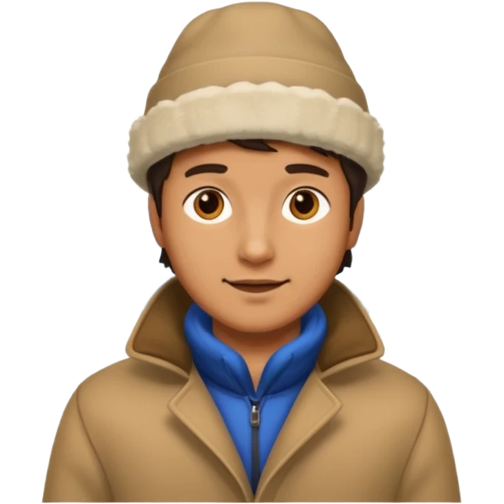 man winter emoji