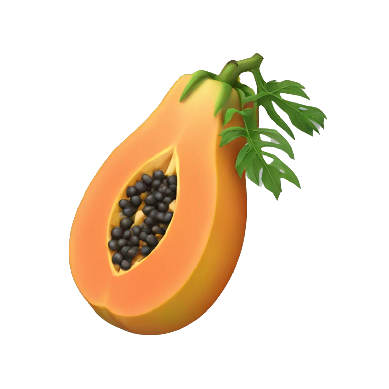 Papaya emoji