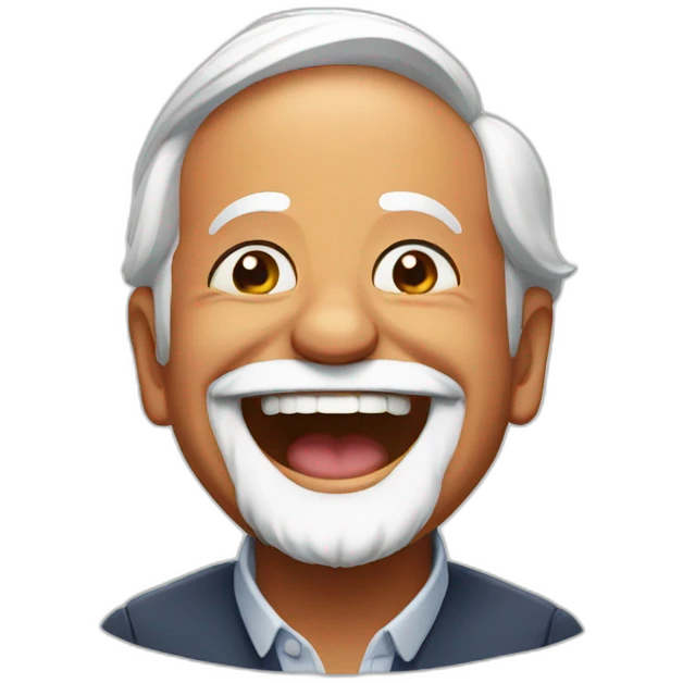 laughing modi emoji