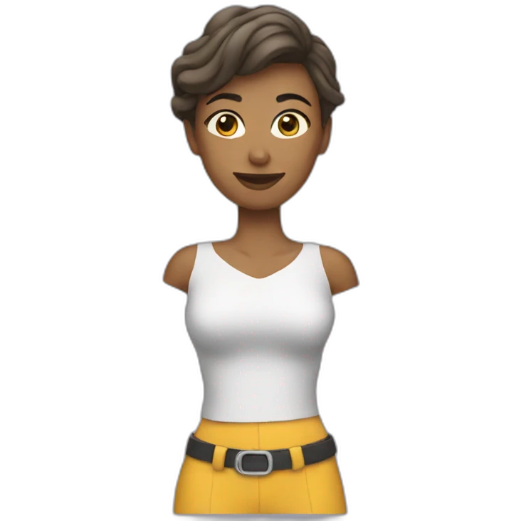 Femme voiture emoji