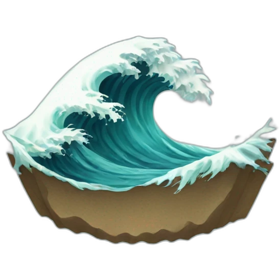 tsunami emoji