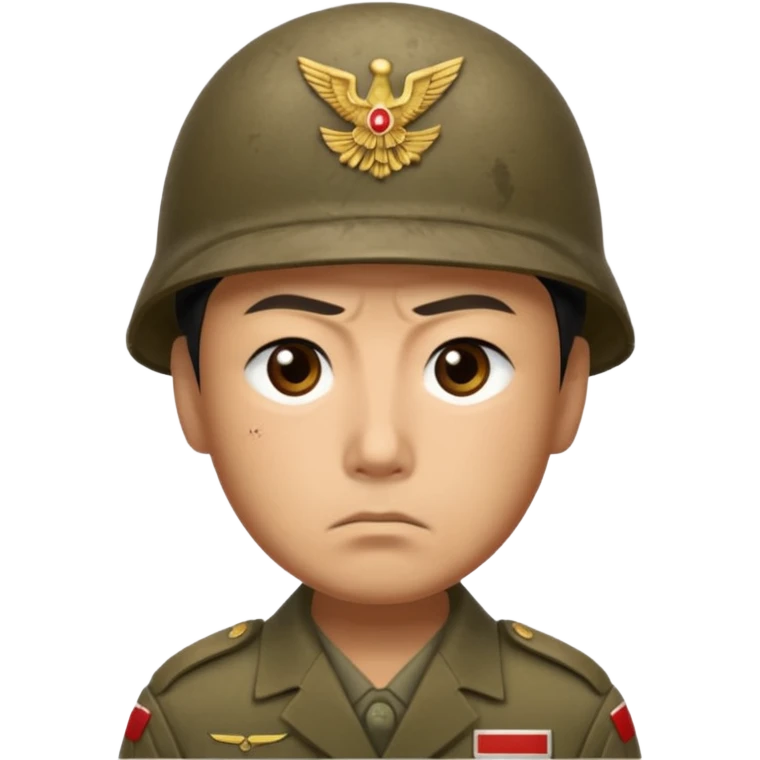 japanese ww2 soldier face emoji