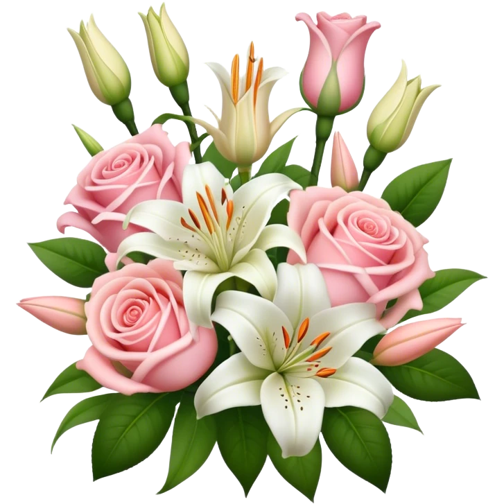 Pastel bouquet emoji