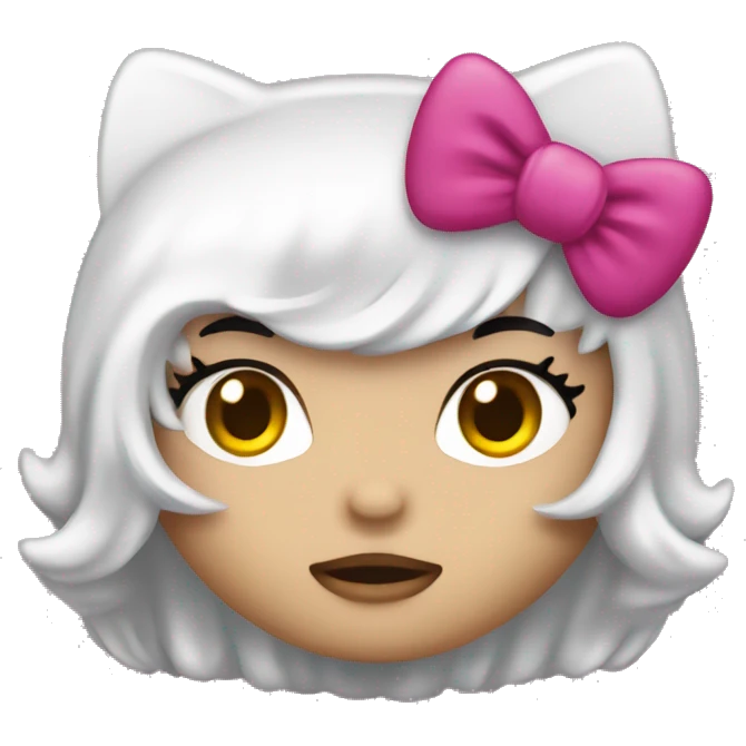 hello kitty bad girl emoji