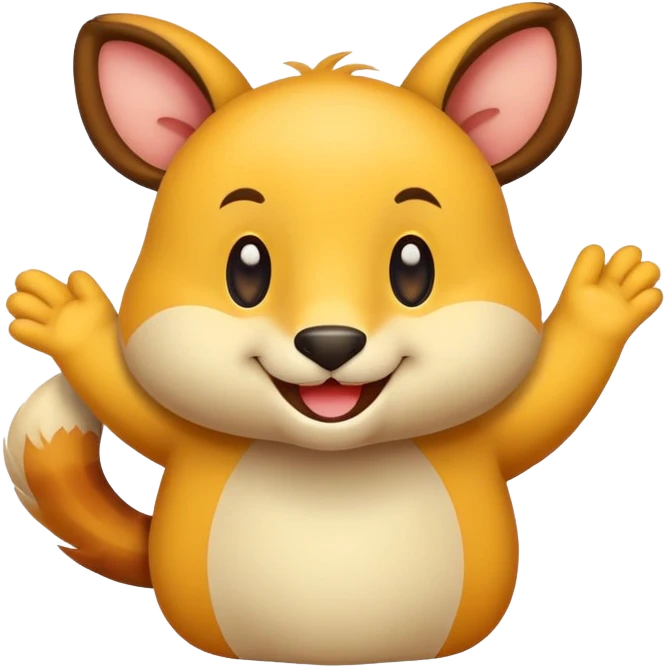 Animal saying ok emoji