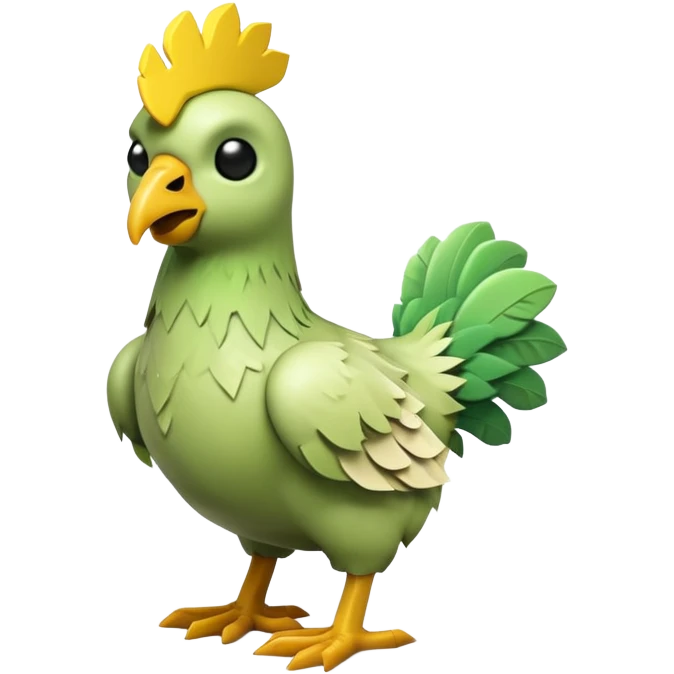 mine craft baby zombie sitting on top of mine craft chicken  emoji