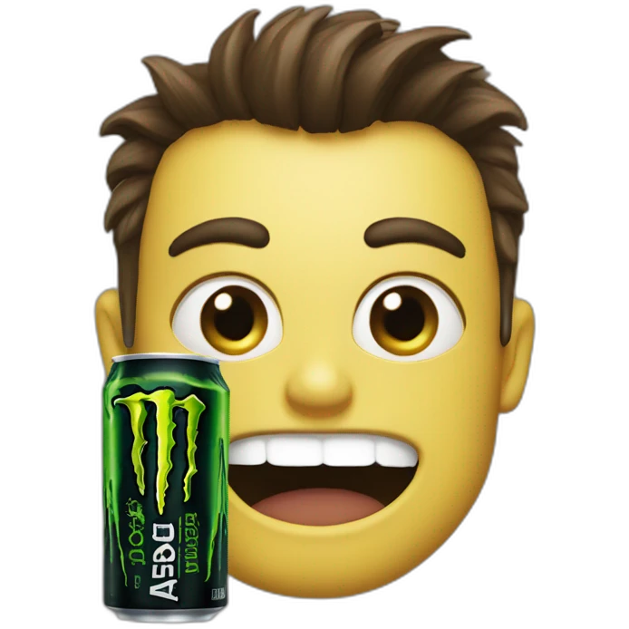 Monster energy drink emoji