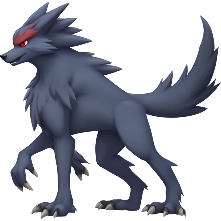 Zoroark-Lombax-Sergal-Vernid-Fakemon full body emoji