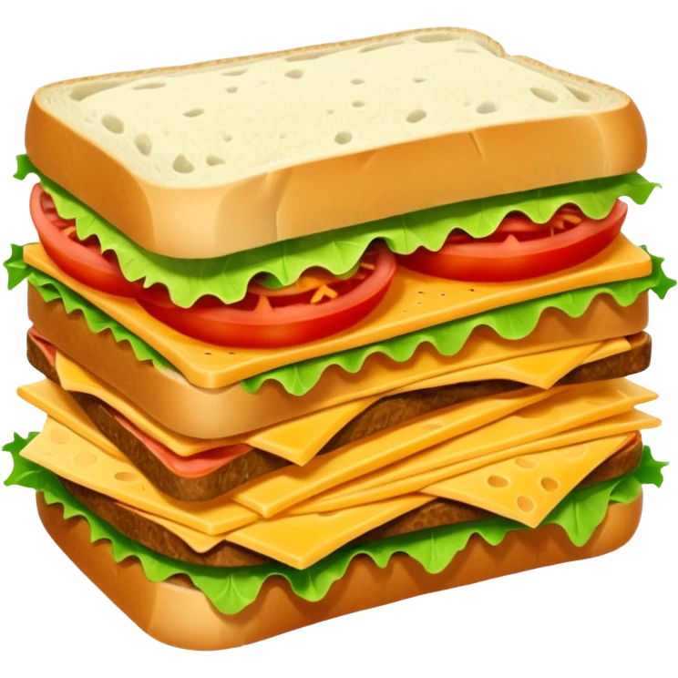 a large sandwich emoji