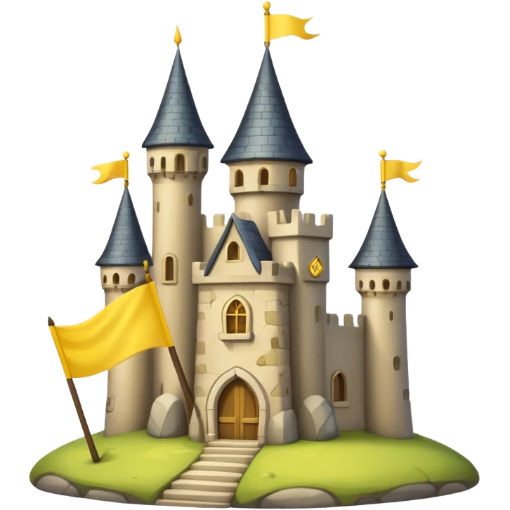 magic school with yellow flag emoji