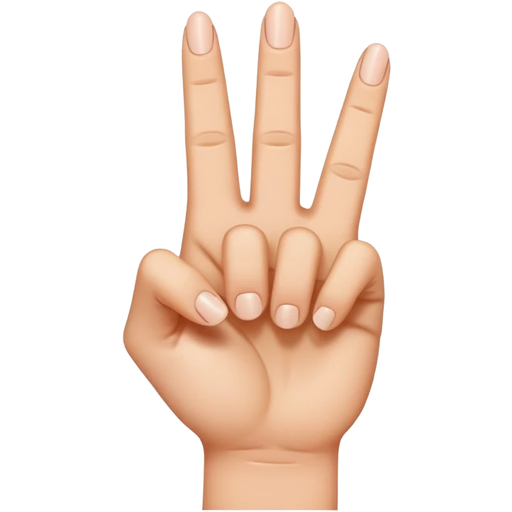 Middle finger emoji