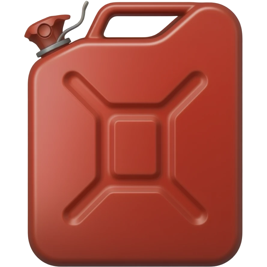 Red Jerry can emoji