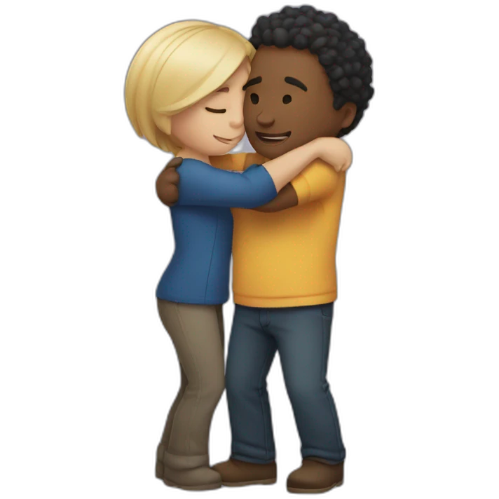 Hug relationship emoji