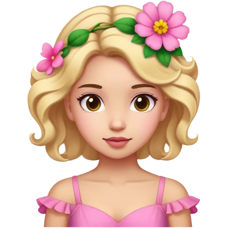 Girly girl emoji