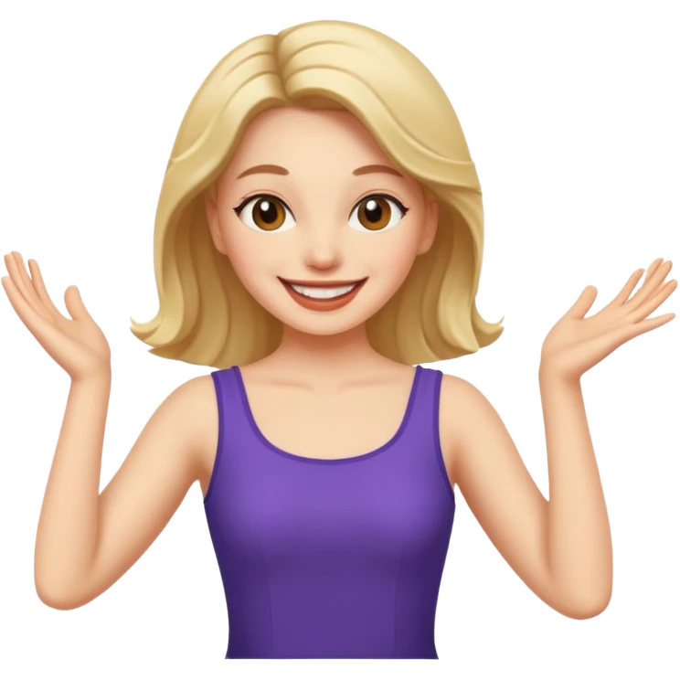 танцующая женщина emoji