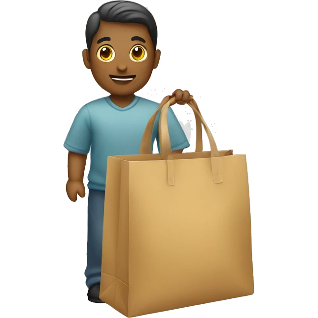 Bolsa de compras emoji