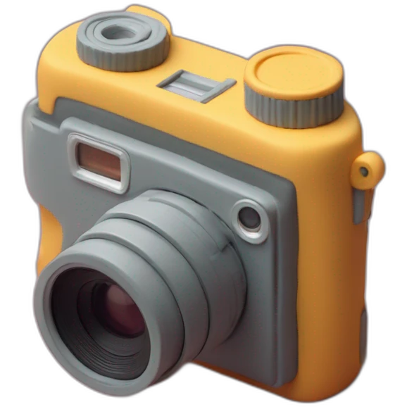 Plasticine Compact Film Camera emoji