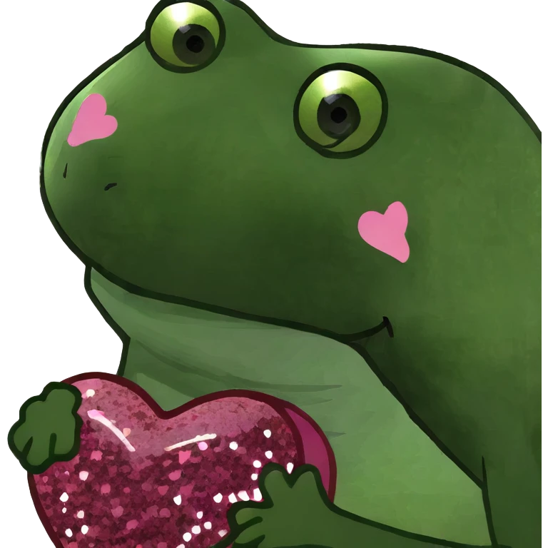 Pink glitter heart  emoji