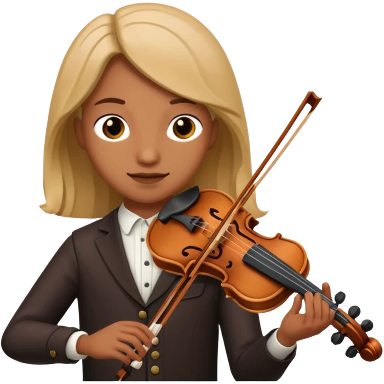 Alguien tocando un violín  emoji