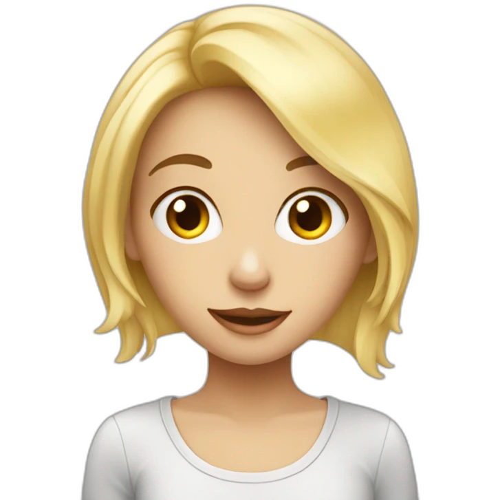 Adolescent blond avec des lunnettes emoji