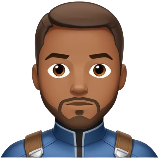 Sam Wilson with side-whiskers from avenger emoji