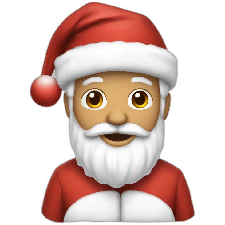 papa noel blanco emoji