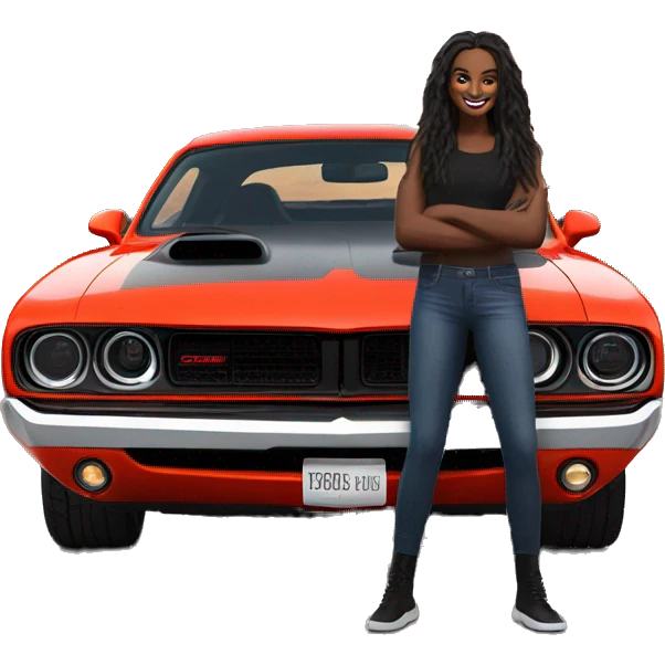 Dodge demon with model emoji