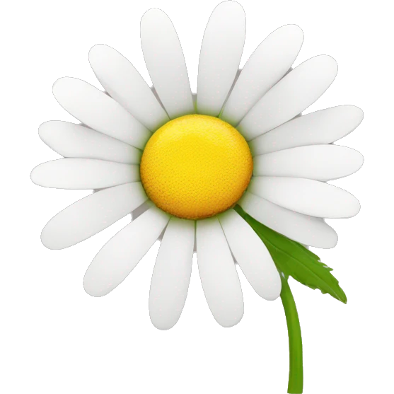 Daisy flower emoji