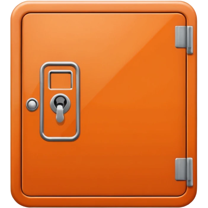 locker orange emoji