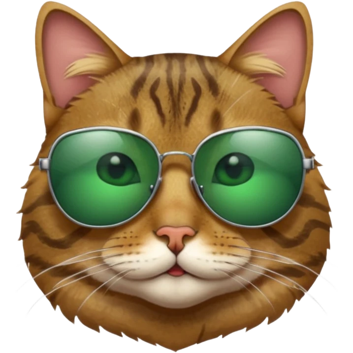 Cat wearing sunglasses emoji