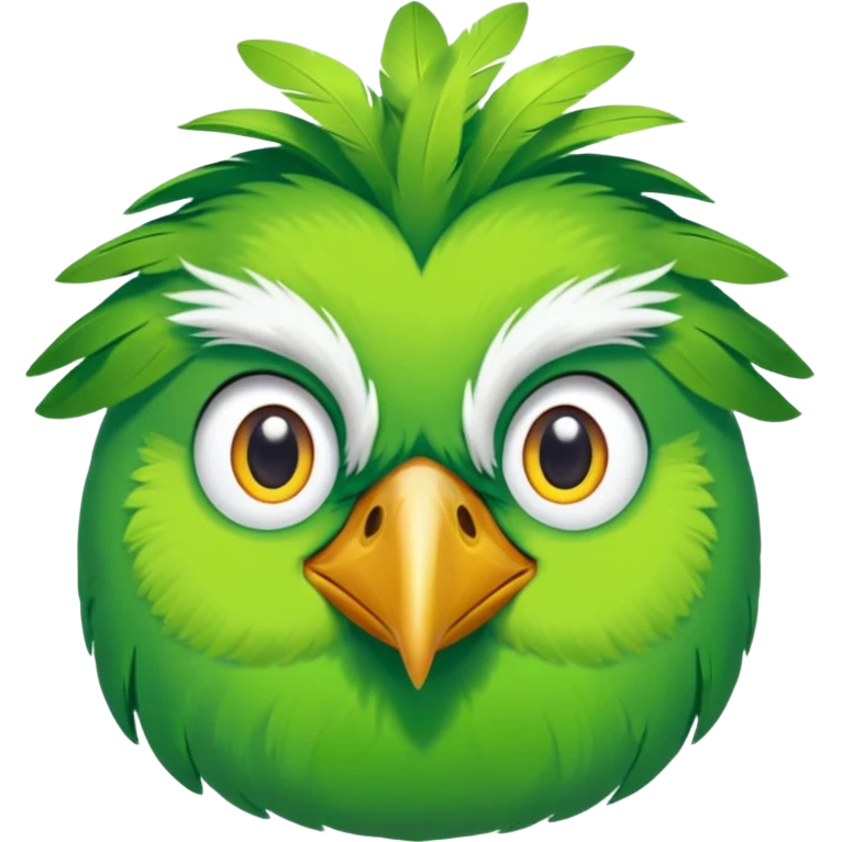 پرنده ی سبز emoji