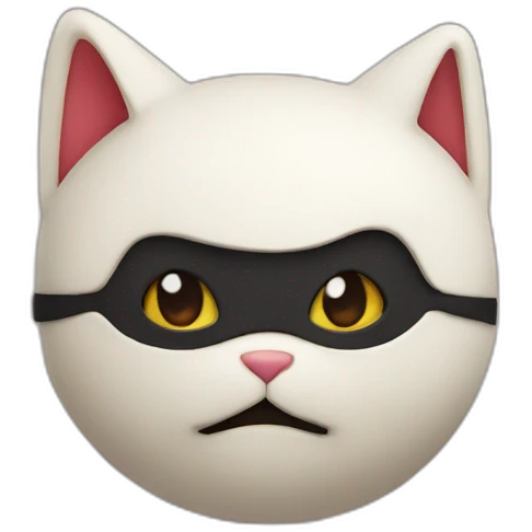 Cat ninja pastry emoji