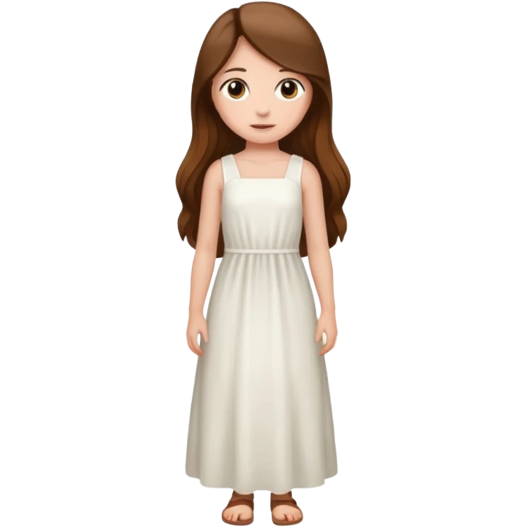 A girl full body. emoji