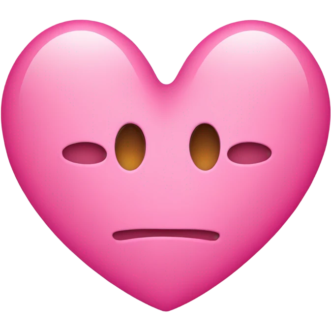 pink heart emoji emoji