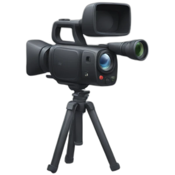 minimal video camera emoji