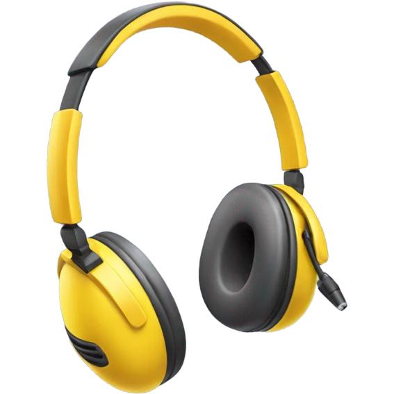 headset with mike emoji