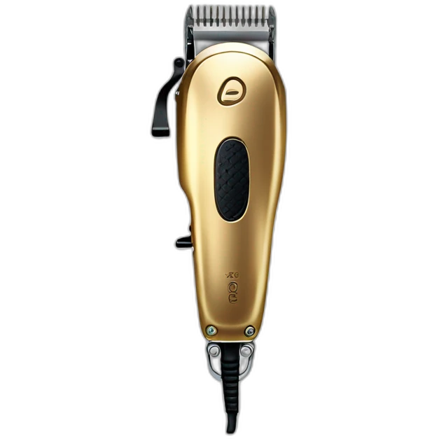 hair clipper gold whal emoji