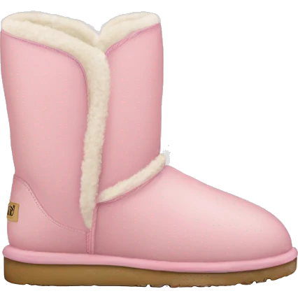 light pink uggs emoji