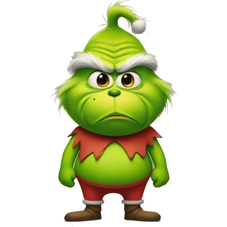 Grinch with wide hips emoji